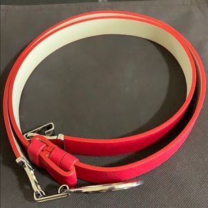 Chico’s beautiful woman’s red belt size M/L